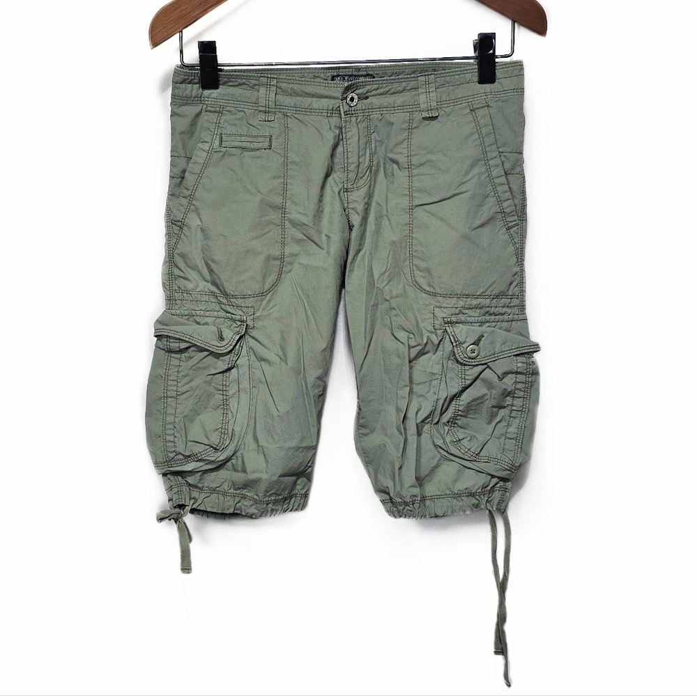 Polo Ralph Lauren cargo shorts, size 4, women's shirts, olive green.